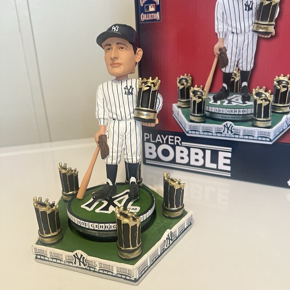 Lou Gehrig New York Yankees 6x World Series Champion Bobblehead see description - Picture 2 of 6